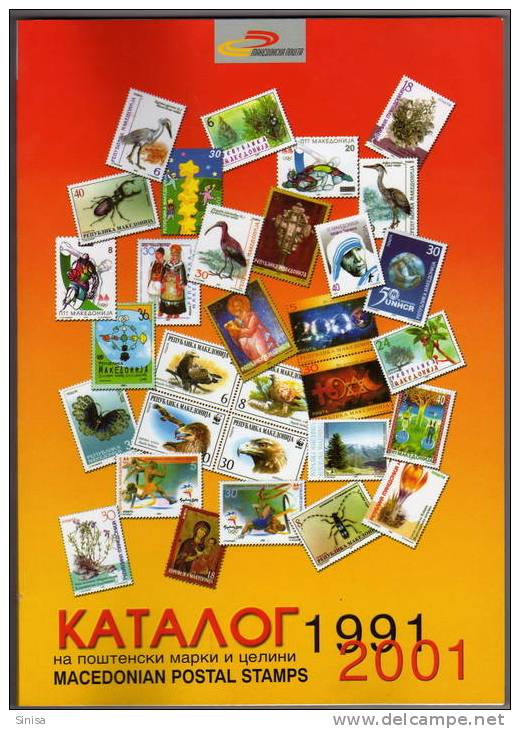 Macedonia / Books / Stamp Catalogue / Macedonian Stamps Catalogue 1991-2001 - Altri & Non Classificati