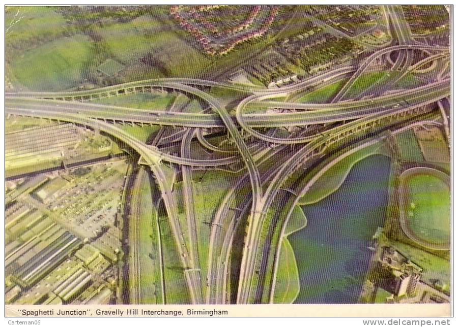 Angleterre - "Spaghetti Junction", Gravelly Hill Interchange, Birmingham - Birmingham