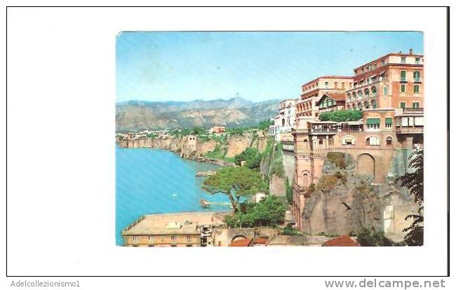 16321)cartolina Illustratoria  Sorrento - Hotel Excelsior E Costiera - Avellino