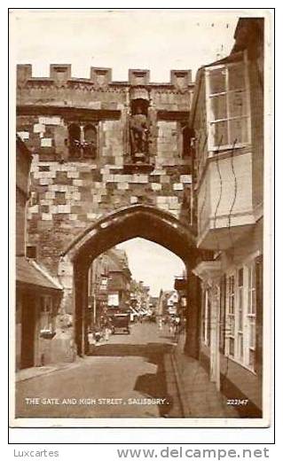 THE GATE AND HIGH STREET . SALISBURY .  222147. - Salisbury