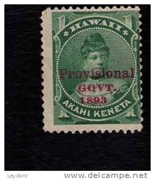 Hawaii - Princess Likelike - Scott 55 - Mint No Gum - Hawaï