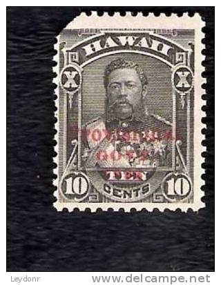 Hawaii - King David Kalakaua - Scott # 61 Mint Never Hinged - Damaged - Hawaii