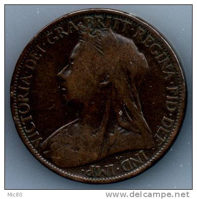 Grande-Bretagne 1 Penny Victoria 1897 Tb - D. 1 Penny