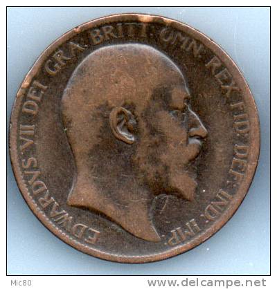 Grande-Bretagne 1 Penny Edouard VII 1902 Tb+ - D. 1 Penny