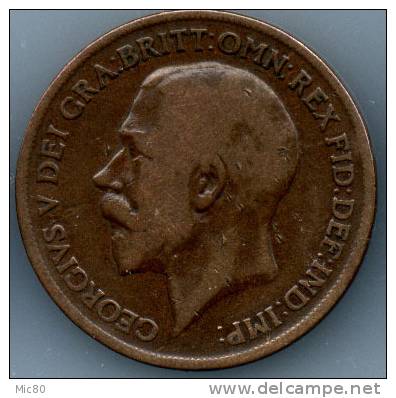 Grande-Bretagne 1 Penny Georges V 1917 Tb - D. 1 Penny