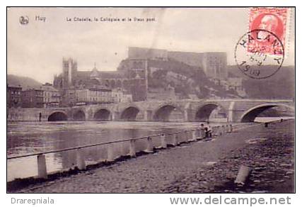 Huy - La Citadelle La Collégiale Et Le Vieux Pont - Huy