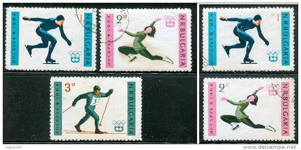 ● BULGARIA  -  Rep. Pop. - 1964   - SPORT  -  N. 1227 . . . .   Usati   -  334 /35 - Used Stamps