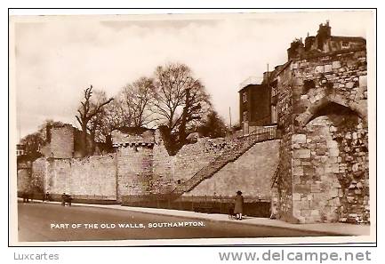 PART OF THE OLD WALLS . SOUTHAMPTON. - Southampton