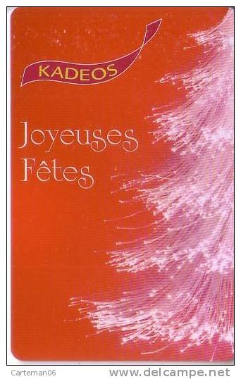 Carte Kadéos - Joyeuses Fêtes - Gift And Loyalty Cards