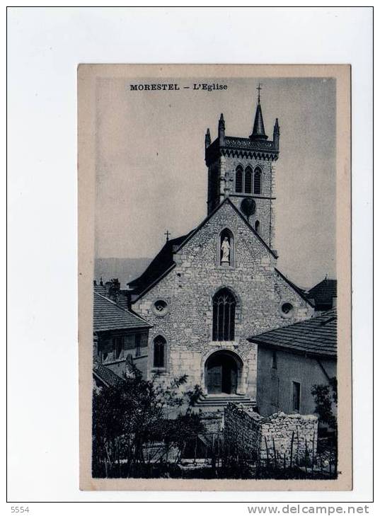 Cpa  38 ISERE   Morestel L Eglise - Morestel