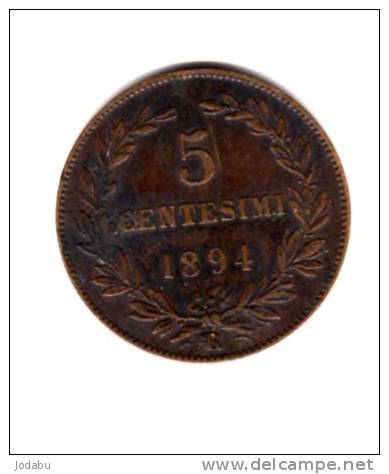 5 Centesimi 1894  Saint-marin - San Marino