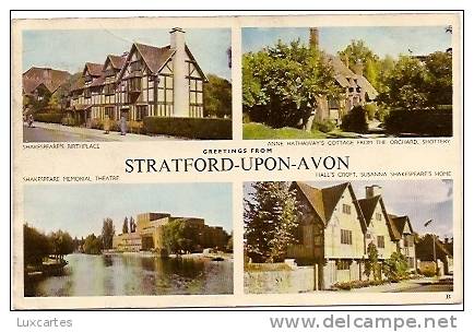 GREETINGS FROM STRATFORD-UPON-AVON. - Stratford Upon Avon