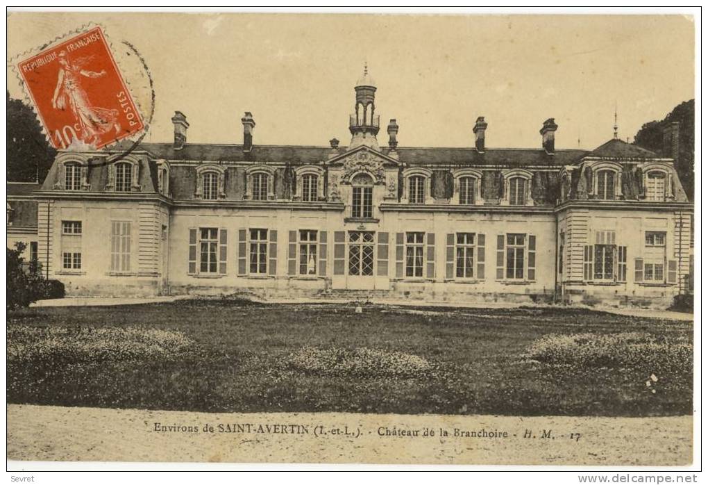 SAINT-AVERTIN. - Château De La Branchoire. - Saint-Avertin