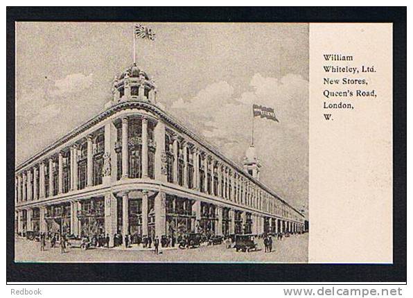 Super Early Postcard William Whiteley Ltd - New Stores Queen's Road London - Ref 282 - Shops