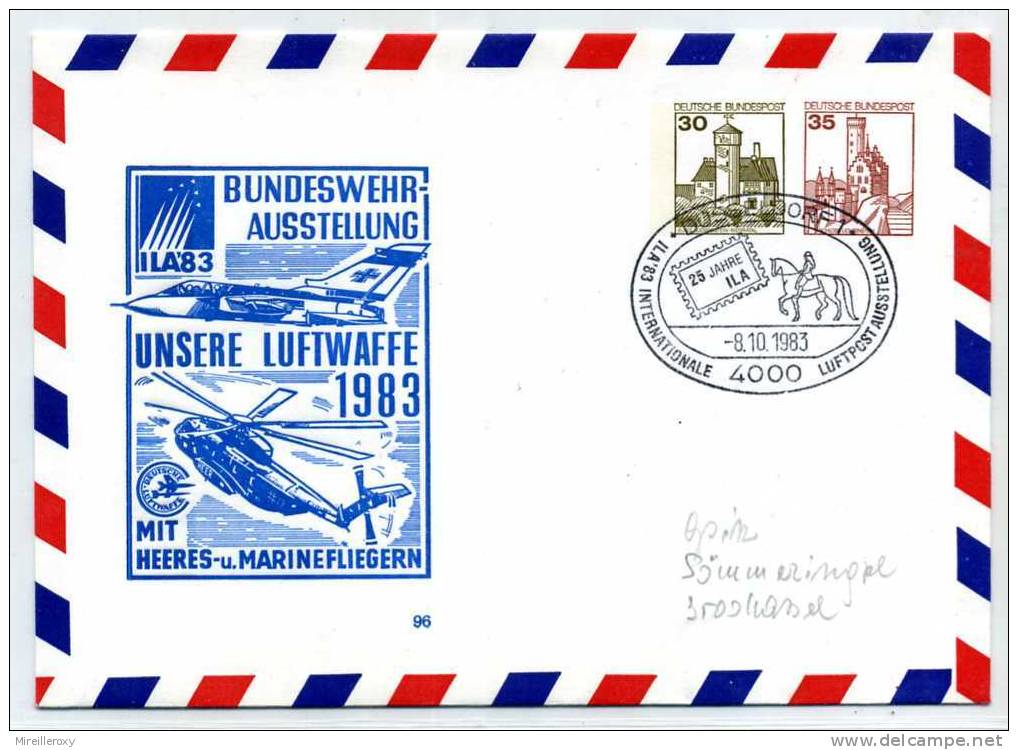 HELICOPTERE / AVION / ENTIER POSTAL / STATIONERY / TIMBRE SUR COMMANDE ALLEMAGNE / HUBSCHRAUBER - Hélicoptères