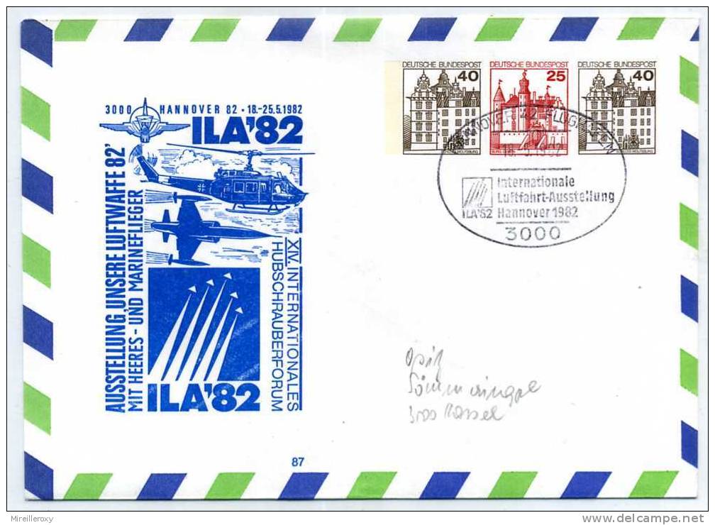 HELICOPTERE / AVION / ENTIER POSTAL / STATIONERY / TIMBRE SUR COMMANDE ALLEMAGNE / HUBSCHRAUBER - Hélicoptères