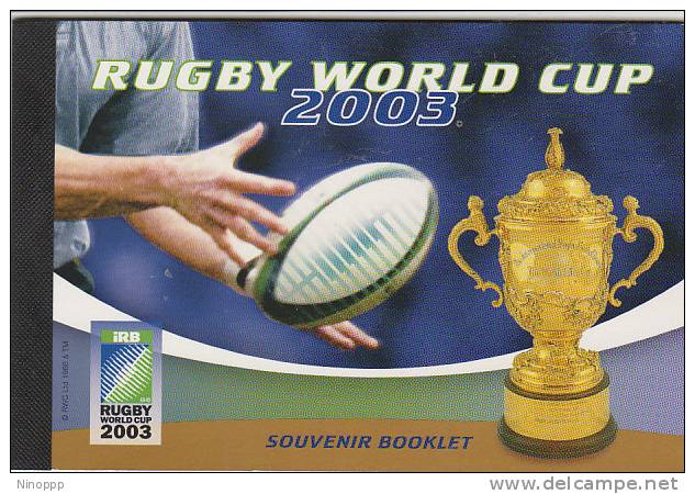 Australia-2003 Rugby World Cup Prestige    Booklet - Postzegelboekjes