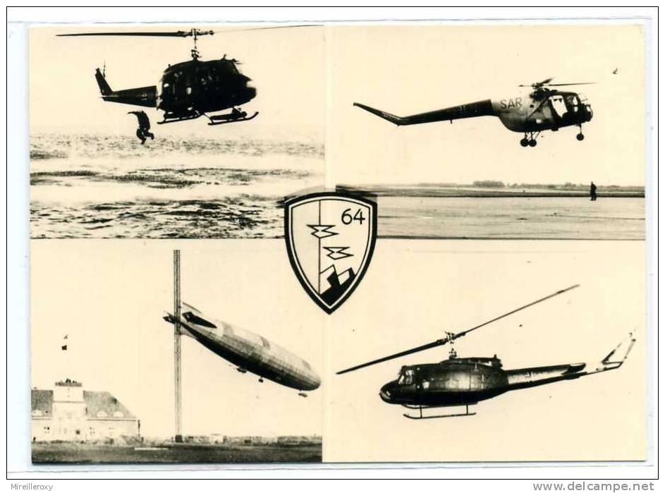 HELICOPTERE / AVION / OBLITERATION TEMPORAIRE 1975  ALLEMAGNE / HUBSCHRAUBER - Hélicoptères