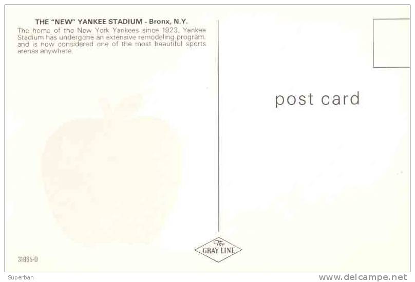 STADIUM / STADE / STADIO : BASEBALL : THE NEW YANKEE STADIUM - BRONX, NEW YORK - U.S.A. (b-484) - Baseball