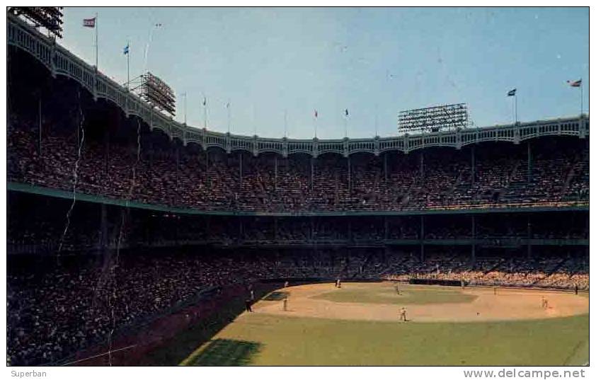 STADIUM / STADE / STADIO : BASEBALL MATCH : YANKEE STADIUM - NEW YORK - U.S.A. (b-485) - Baseball