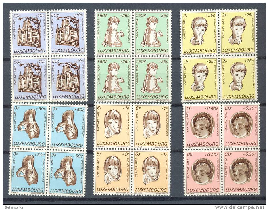 Luxembourg Yvert Nr :  729 - 734 **  (zie Scan)  MNH - Unused Stamps
