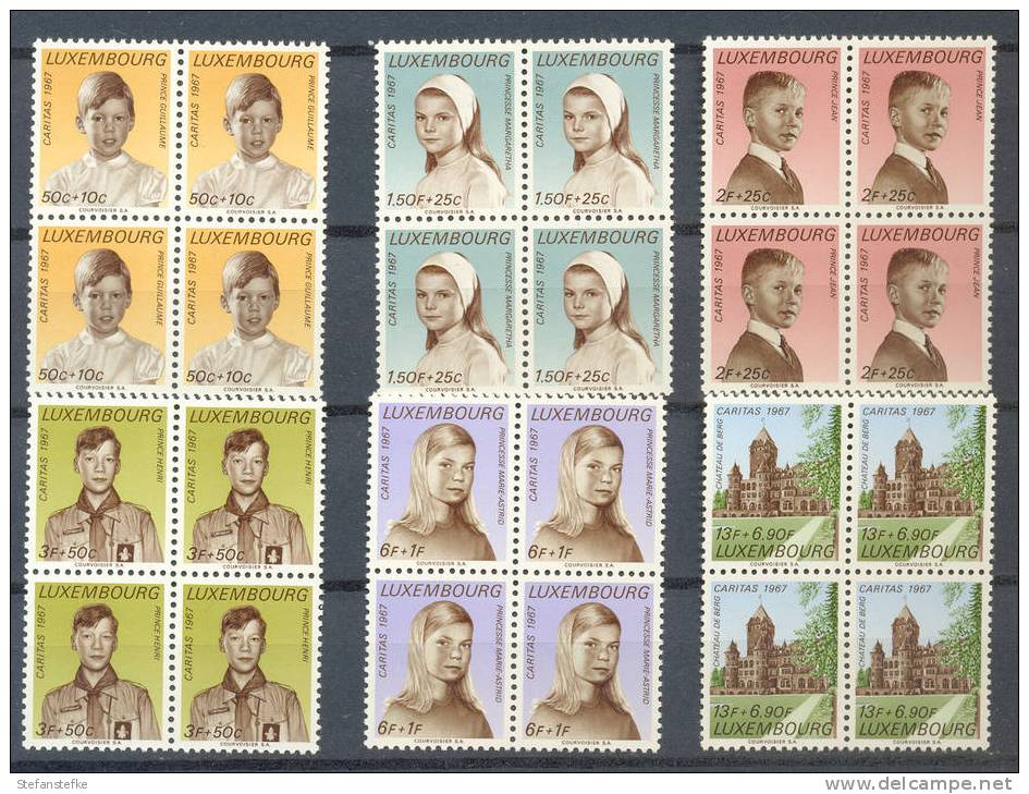 Luxembourg Yvert Nr :  710 - 715 **  (zie Scan)  MNH - Nuovi