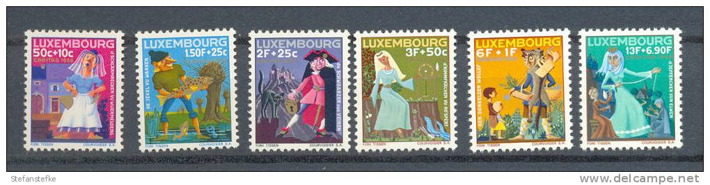 Luxembourg Yvert Nr :  691 - 696 **  (zie Scan)  MNH - Unused Stamps