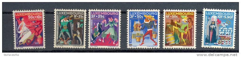 Luxembourg Yvert Nr :  672 - 677 **  (zie Scan)  MNH - Unused Stamps