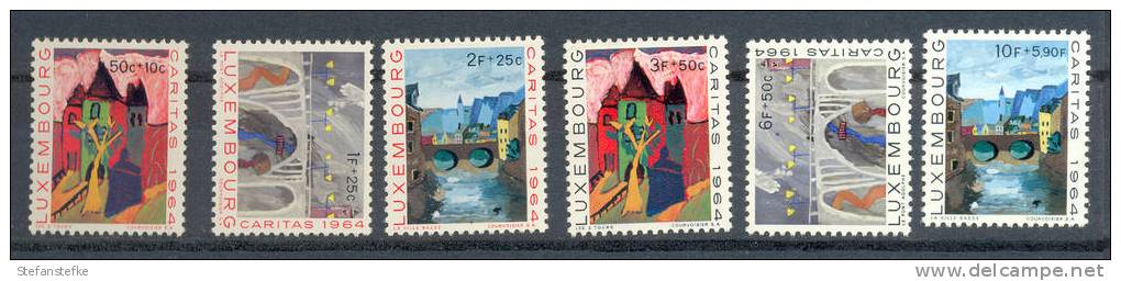 Luxembourg Yvert Nr :  654 - 659 **  (zie Scan)  MNH - Ongebruikt