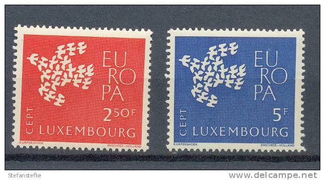 Luxembourg Yvert Nr :  601 - 602 **  (zie Scan)  MNH - Neufs