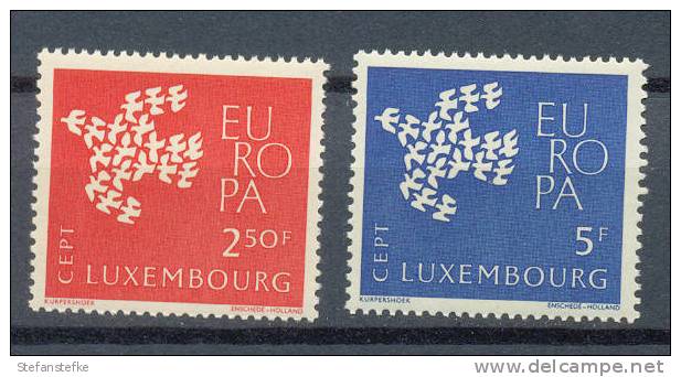 Luxembourg Yvert Nr :  601 - 602 **  (zie Scan)  MNH - Nuevos