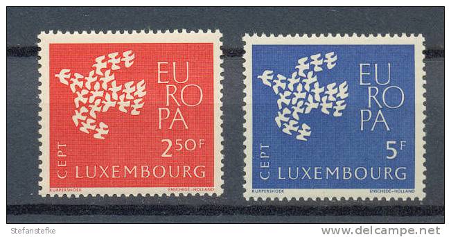 Luxembourg Yvert Nr :  601 - 602 **  (zie Scan)  MNH - Nuovi