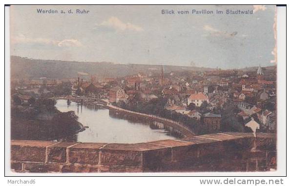 ALLEMAGNE.WERDEN RUHR . BLICK VOM PAVILLON IM STADTWALD - Muelheim A. D. Ruhr