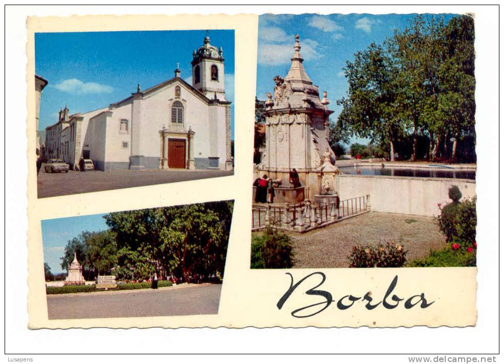 Portugal Cor 3611 – ALENTEJO - BORBA - ASPECTOS DA VILA - Evora