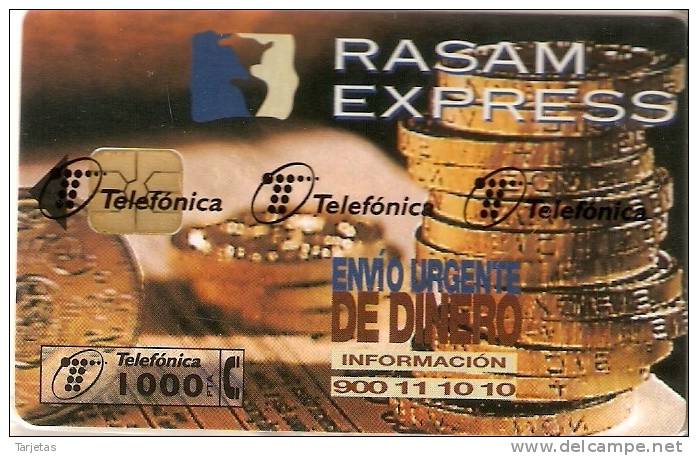 TARJETA DE ESPAÑA DE MONEDAS DE TIRADA 4000  (COIN) NUEVA-MINT - Stamps & Coins