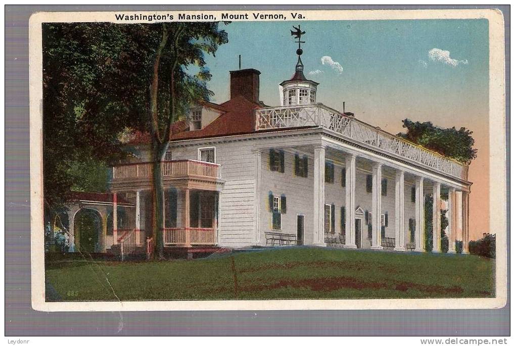 Virginia - Washington's Mansion, Mount Vernon - Other & Unclassified