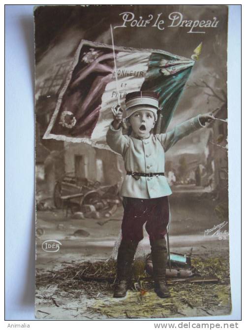 Pour Le Drapeau Enfant Soldat Sabre Escrime Par M. Boulanger - Patriotiques