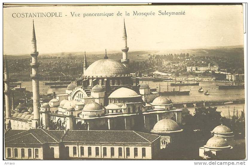 Costantinople - Vue Panoramique De La Mosquée Suleymainé - Istanboul - Turchia