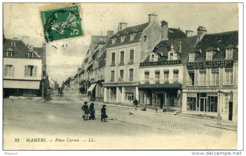72 - CPA Mamers - Place Carnot - Mamers
