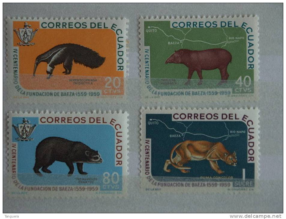 Ecuador Equateur  Yv  656-659 MNH ** - Andere & Zonder Classificatie