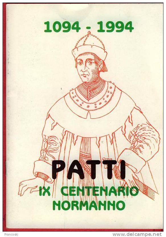 Patti(Messina)-Brochure " 1094-1994 IX CENTENARIO NORMANNO"- - Toerisme, Reizen