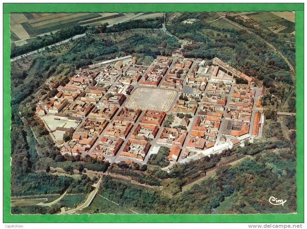 NEUF-BRISACH - VUE GENERALE AERIENNE - Carte De 1963 - Neuf Brisach