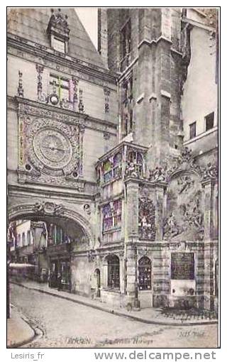 CPA - ROUEN - LA GROSSE HORLOGE - 12 - N. D. - RESTAURANT DE PARIS - Rouen