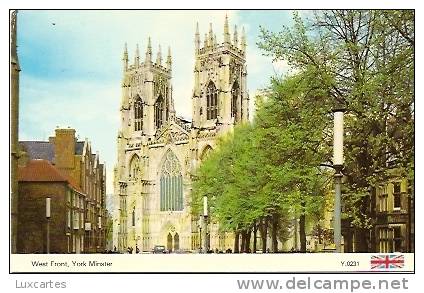 WEST FRONT. YORK MINSTER. - York