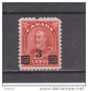 Canada YT 157 * : George V - Neufs