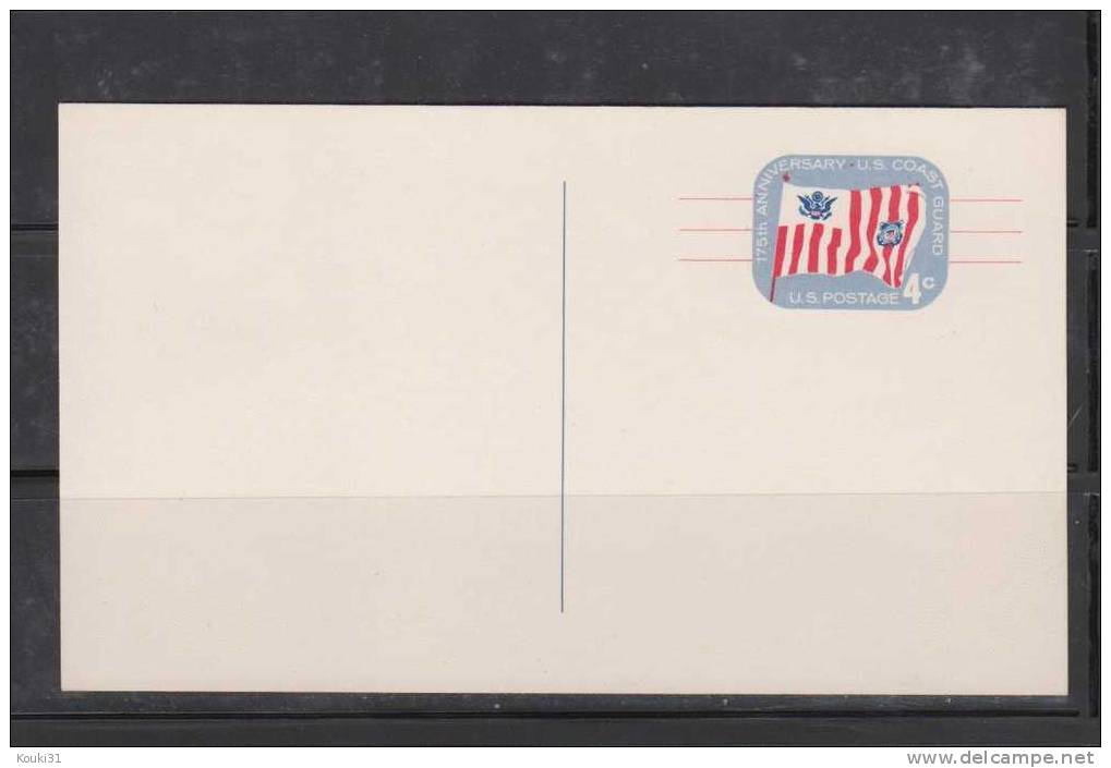 USA Entier Postal ** à 4c :  Garde-côtes Américains - 1961-80