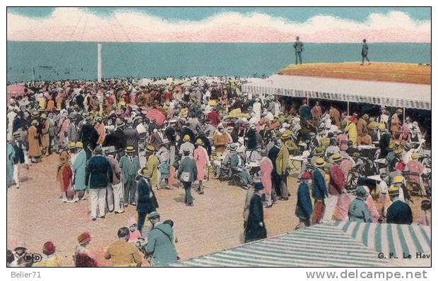 14 / Deauville. La Plage Fleurie. Le Monde à La Mer - Deauville