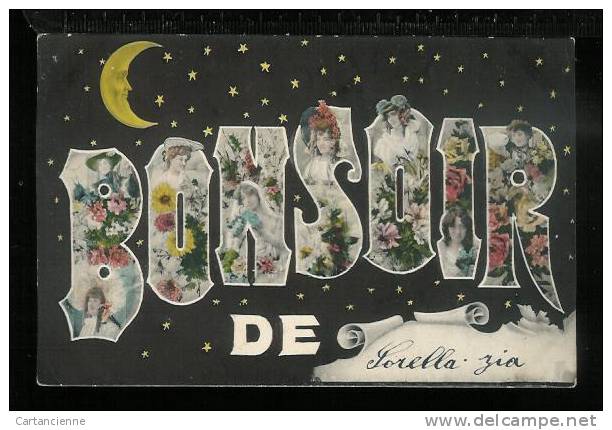 Bonsoir De Sorella Zia - Lune étoiles - Astronomie
