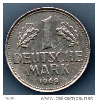 Allemagne 1 Mark 1969 G Sup - 1 Mark