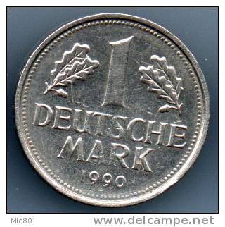 Allemagne 1 Mark 1990 F Sup - 1 Mark